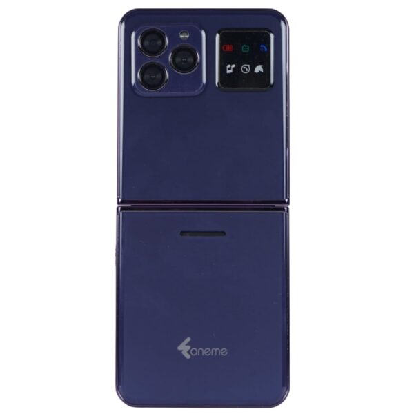 Foneme All New FLIP Dual Sim Keypad Mobile With 2.4 Inch LCD Display | Purple